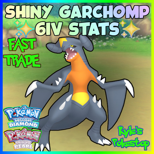 6IV 🌟SHINY🌟 GARCHOMP | POKEMON BRILLIANT DIAMOND & SHINING PEARL BDSP