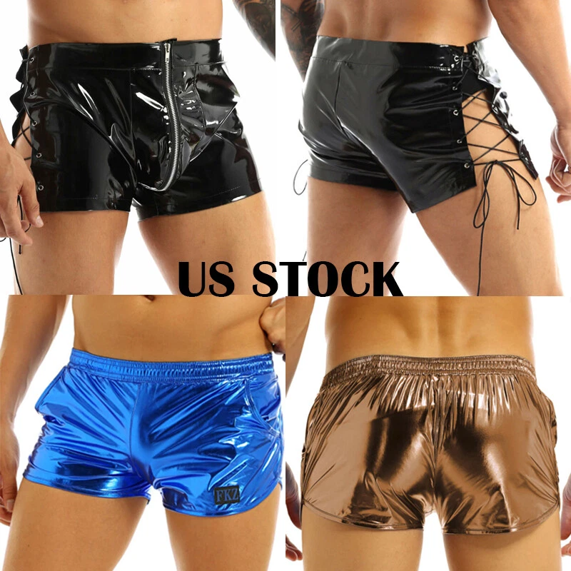 Shiny boxer hotsell shorts