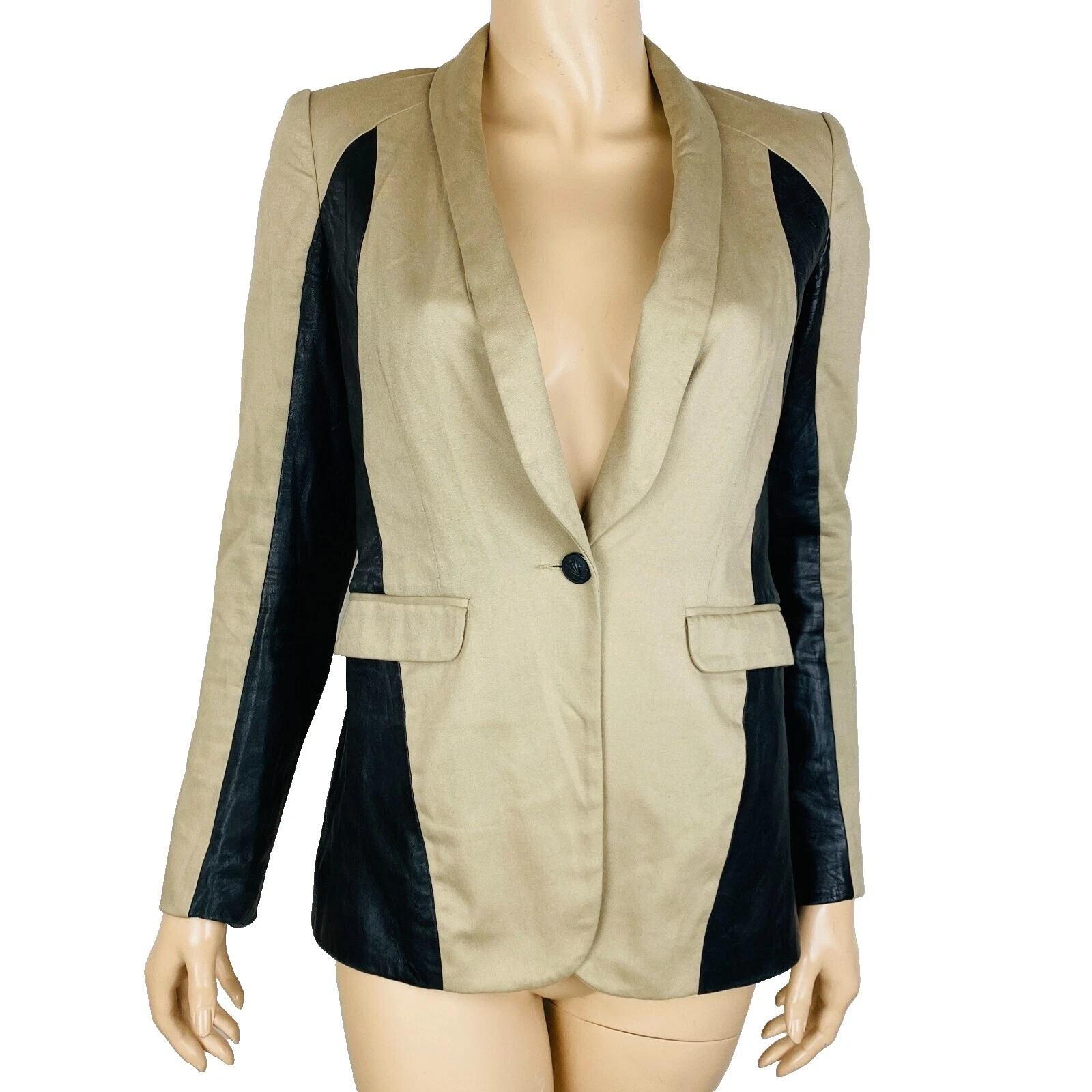 Rag & Bone Couro ternos e Terno Separa para mulheres