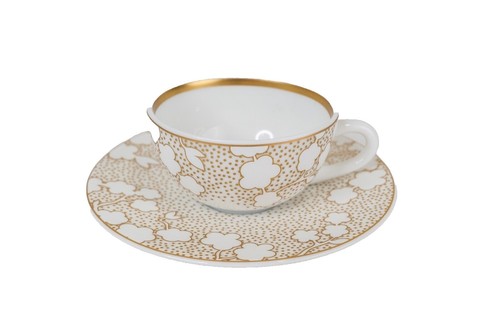 Bernardaud Limoges France Cup And Saucer Ithaque Collection By