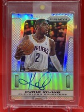 2013-14 Panini Prizm Holo Kyrie Irving On-Card Auto 3/25 #141 Mavericks Cavs