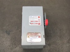 EATON CUTLER HAMMER FUSIBLE SAFETY SWITCH DH362FGK 60 A AMP 600VAC 250VDC 3P
