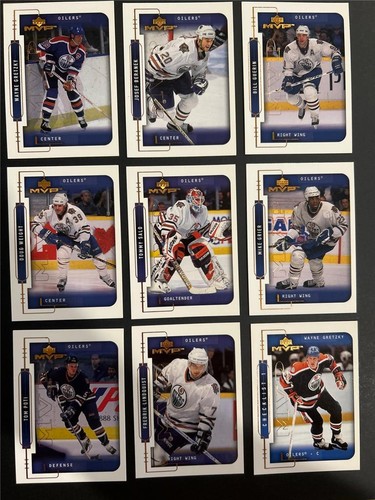 1999-00 Upper Deck MVP Edmonton Oilers Team Set 9 Karten