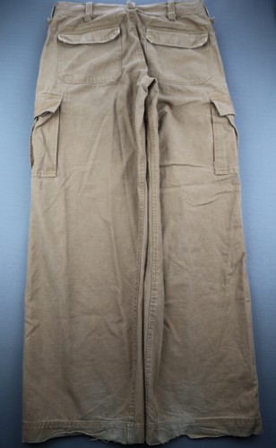 Pantalones cargo de sarga pesada M Gordon con cordón de algodón talla 34R (Sr 35x31) para hombre - Imagen 7 de 9