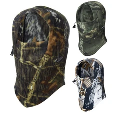 Camouflage Tactical Balaclava Hood Ski Mask Fleece Thermal Face Mask for Men US