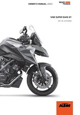 KTM Owners Manual Book Guide 2023 1290 SUPER DUKE GT EU
