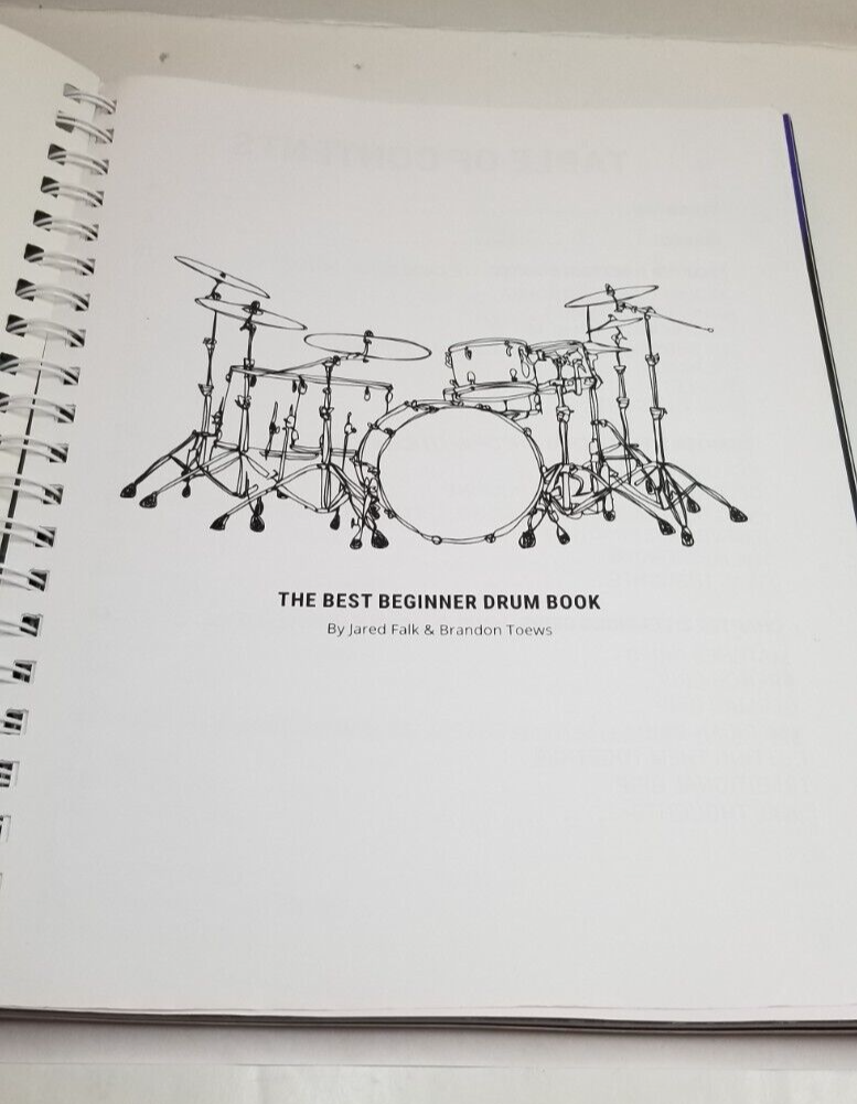 Drumeo The Best Beginner Drum Book Special Edition Hardcover BRAND
