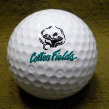 COTTON FIELDS golf course logo golf ball McDonough, GA unused C.7