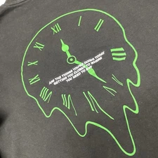 Mayfair The Label Sweatshirt One Size Black Clock Time Energy Trendy Quirky