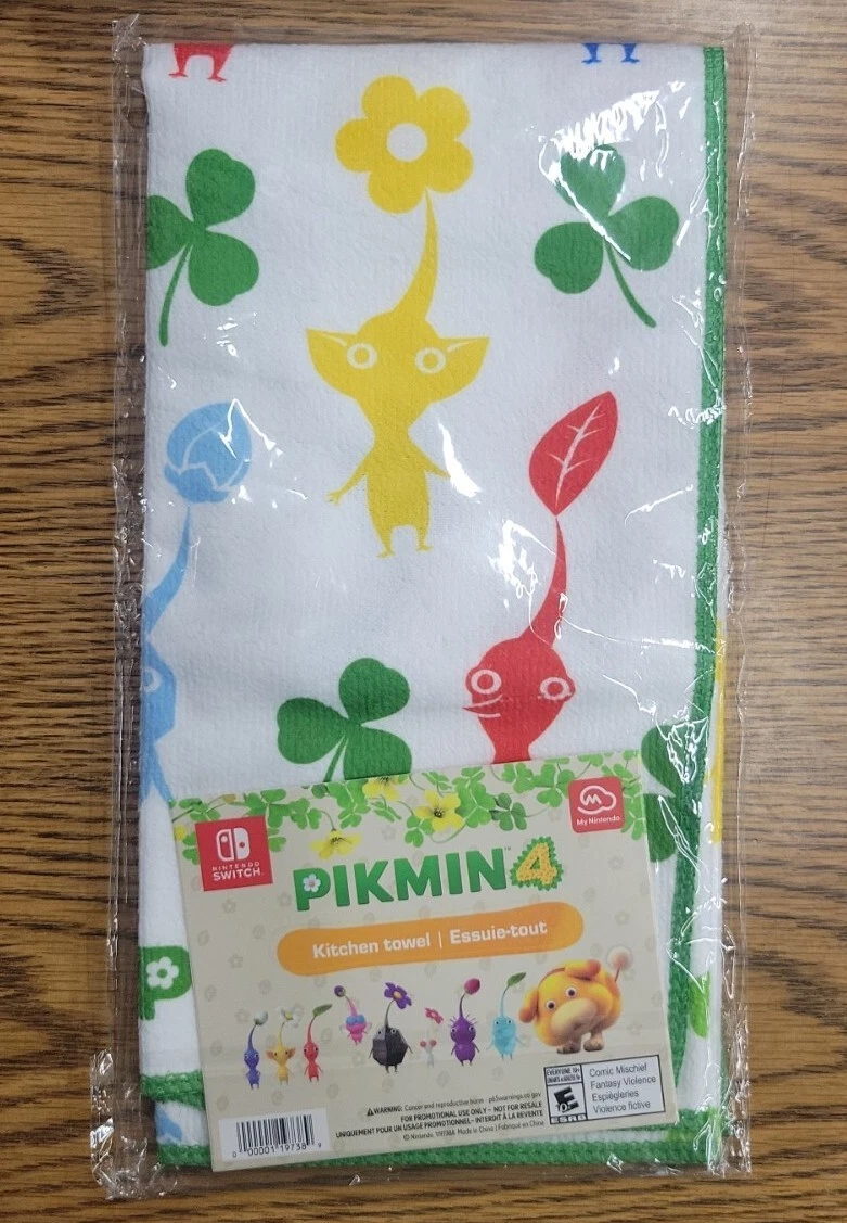 My Nintendo Rewards Pikmin 4 Kitchen Towel. Brand New SEALED