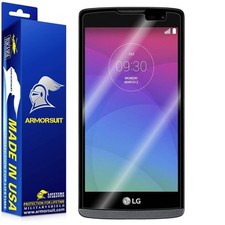 [Paquete de 2] ArmorSuit MilitaryShield LG Leon Estuche Protector de Pantalla Amigable