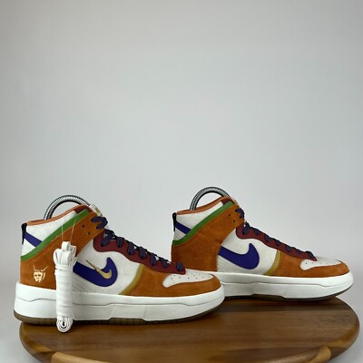 Womens Nike Dunk High Up PRM Setsubun Sail Hot Curry Harvest Moon DQ5012-133 8.5