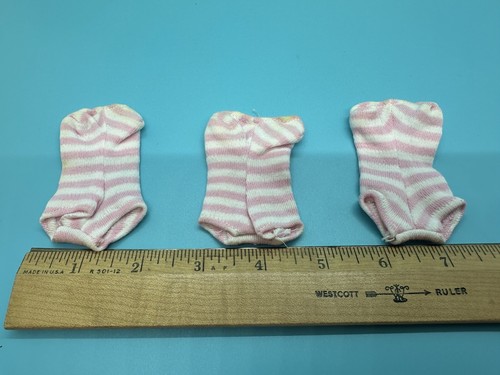 BARBIE Pink Stripe Bathing Suit Vintage - Picture 6 of 6