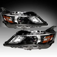 Headlights Set For 2014-2020 Chevy Chevrolet Impala Halogen Projector Headlamps