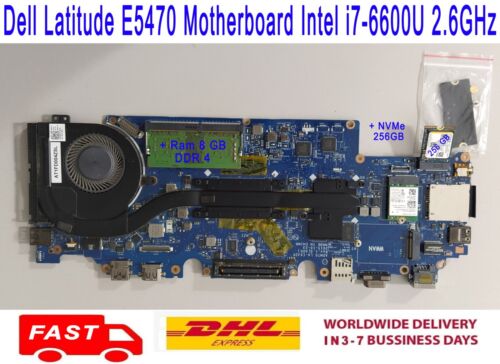 Dell Latitude E5470 Notebook Intel i7-6600U 2,6 GH Hauptplatine ADM70 LA-C632P - Bild 1 von 4