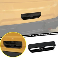 For 21-24 Ford Bronco Sport Gloss Black Rear Door Tailgate Handles Trim Cover 1P
