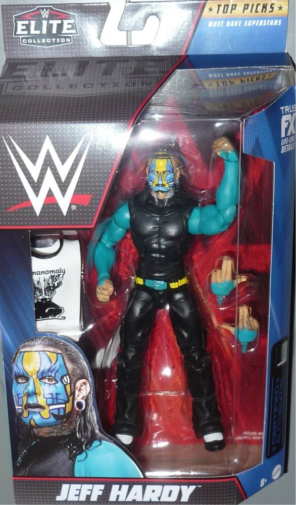 JEFF HARDY - WWE Elite Collection Top Picks Wrestling Action Figure Toy DMG PKG