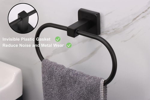 Towel Ring Hand Rack Stainless Steel Bathroom Heavy Duty Wall Mounted Hanger - Picture 3 of 6