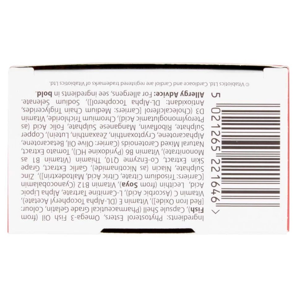 Vitabiotics Cardioace Plus - 60 cápsulas Foto 2 de 4