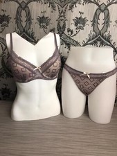 Rene Rofe Private Connection Lightly Padded Grey Bra (Bottoms Separate)