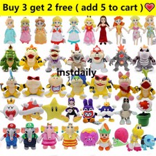 Super Mario Bros. Plush Toy Stuffed Doll Soft Animals Kids Birthday Xmas Gift US