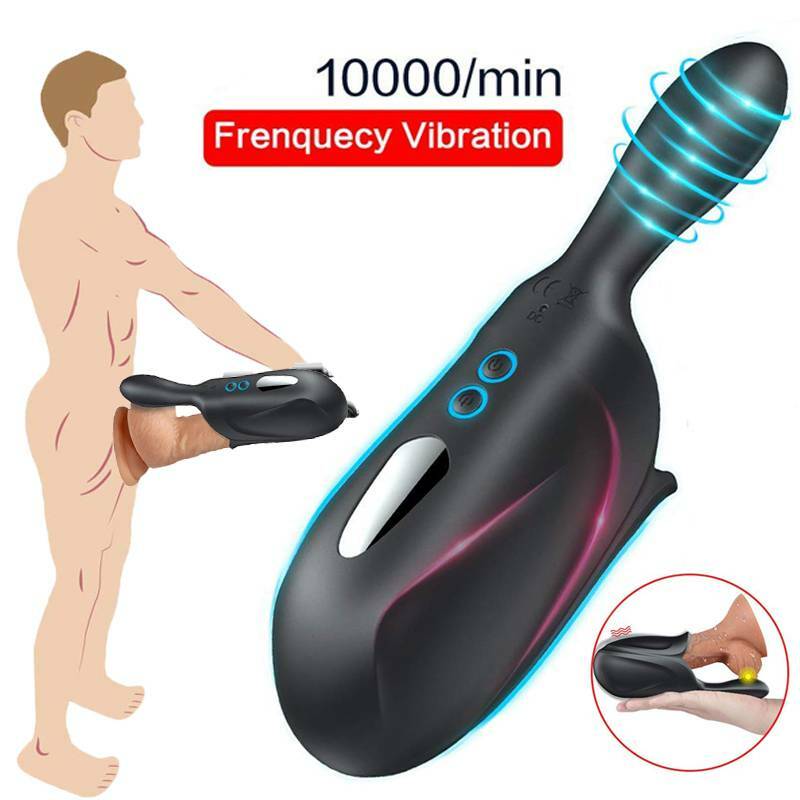 Vibrator-Dildo-Adult-Vibration-Masturbation-Cup-Penis-Massager-Toy-For Men  | eBay