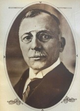 1919 Vintage Illustration Ante Trumbitch Serbian Delegate to Peace Conference 