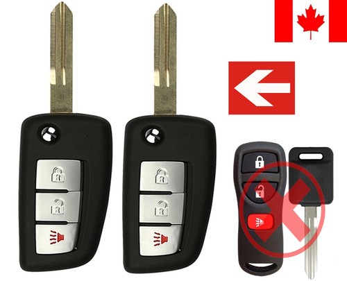 Nissan Infiniti Keyless Entry Remote Fob + Key - Replacement For KBRASTU15 46 Chip