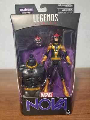 Marvel Legends Guardians Nova figure BAF Titus MIB