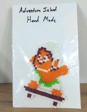 RETRO ADVENTURE ISLAND PERLER BEAD SPRITE ART NES STYLE HANDMADE