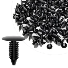 GOOACC Nylon Bumper Fastener Rivet Clips 100PCS Clips-7mm, 100Pcs Clips-7mm 