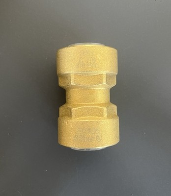 SB1 7/8  Quick Connect HVAC Brass Coupler Fitting 7/8'' RS1 Coupling Slip X Slip
