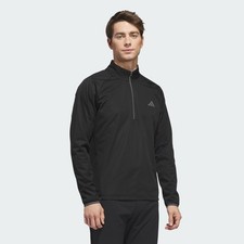 adidas men ULTIMATE365 DURABLE WATER REPELLENT WIND QUARTER-ZIP Sweatshirt