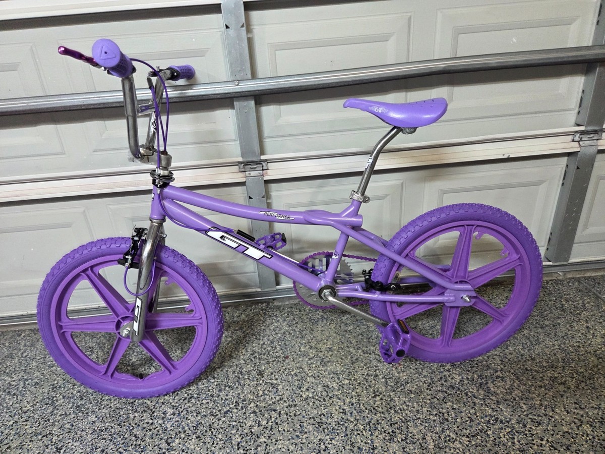 VINTAGE BMX GT PRO PERFORMER VERTIGO 1998 LAVENDER | eBay