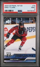 2024 Upper Deck Young Guns PWHL Emily Clark #70 PSA 9 #6187