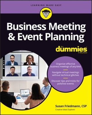 Business Meeting and Event Planning for Dummies Paperback Susan F
