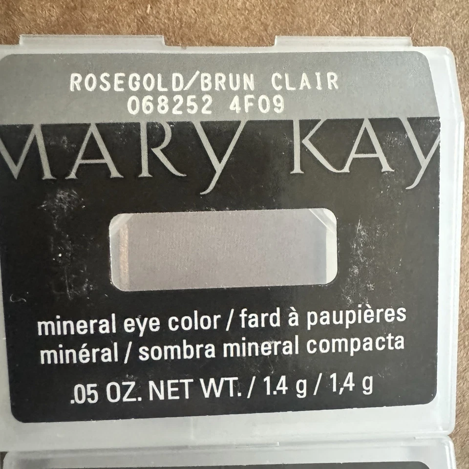 LOTE DE 4 piedras pulidas oro rosa satinadas Mary Kay color ojos mineral 0,05 OZ Foto 3 de 4