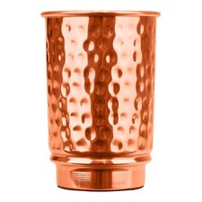 100 Pure Copper Tumblers BPA  No coating Lacquer  Handcrafted Hammered A...