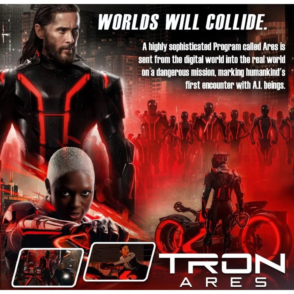 Tron: Ares‎ (2025) DVD Action Sci Fi Adventure | All Region Free | Free Shipping Foto 2 de 4