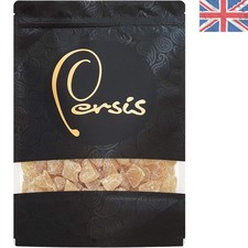 Crystallised Ginger Chunks 1kg - Ideal for Baking, Cooking & Snacking 19.99 per kilo