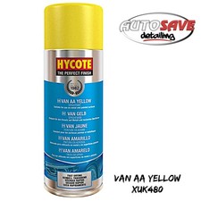 Pintura acrílica en aerosol Hycote - Van AA amarilla 400 ml de secado rápido XUK480