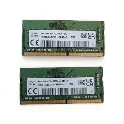 Sk hynix 16GB (2x8GB) DDR4-3200 SO-DIMM Arbeitsspeicher (HMA81GS6DJR8N-XN)