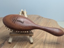 Anti-Static Luxury Rosewood Hair Comb  Personalized Engraved Name  Buffer Mass