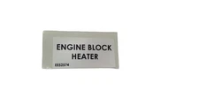 MULTIQUIP LABEL JBOX ENGINE BLOCK HE EE52574 NEW OEM EE52574
