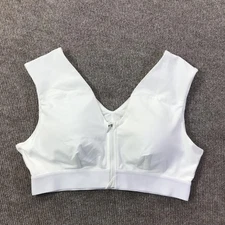 Tommie Copper Sports Bra Womens XL Zip Front Shoulder Support Activewear Gym