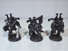   Lot of 3 World Eaters Khorne Berzerkers 40k OOP Plastic Chaos Space Marines.