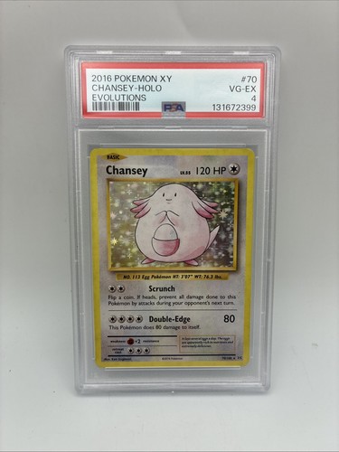 Chansey graded PSA 4 for sale on eBay