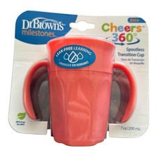 New Spoutless 360 Sippy Cup Toddlers Easy Grip Leak Proof Transition Training
