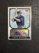 2007 Bowman Sterling Chase Headley #BS-CH Auto Padres