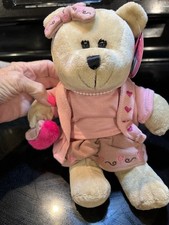 Starbucks Coffee Company 59th Edition Bearista Pink Plush Bear Collection 2007